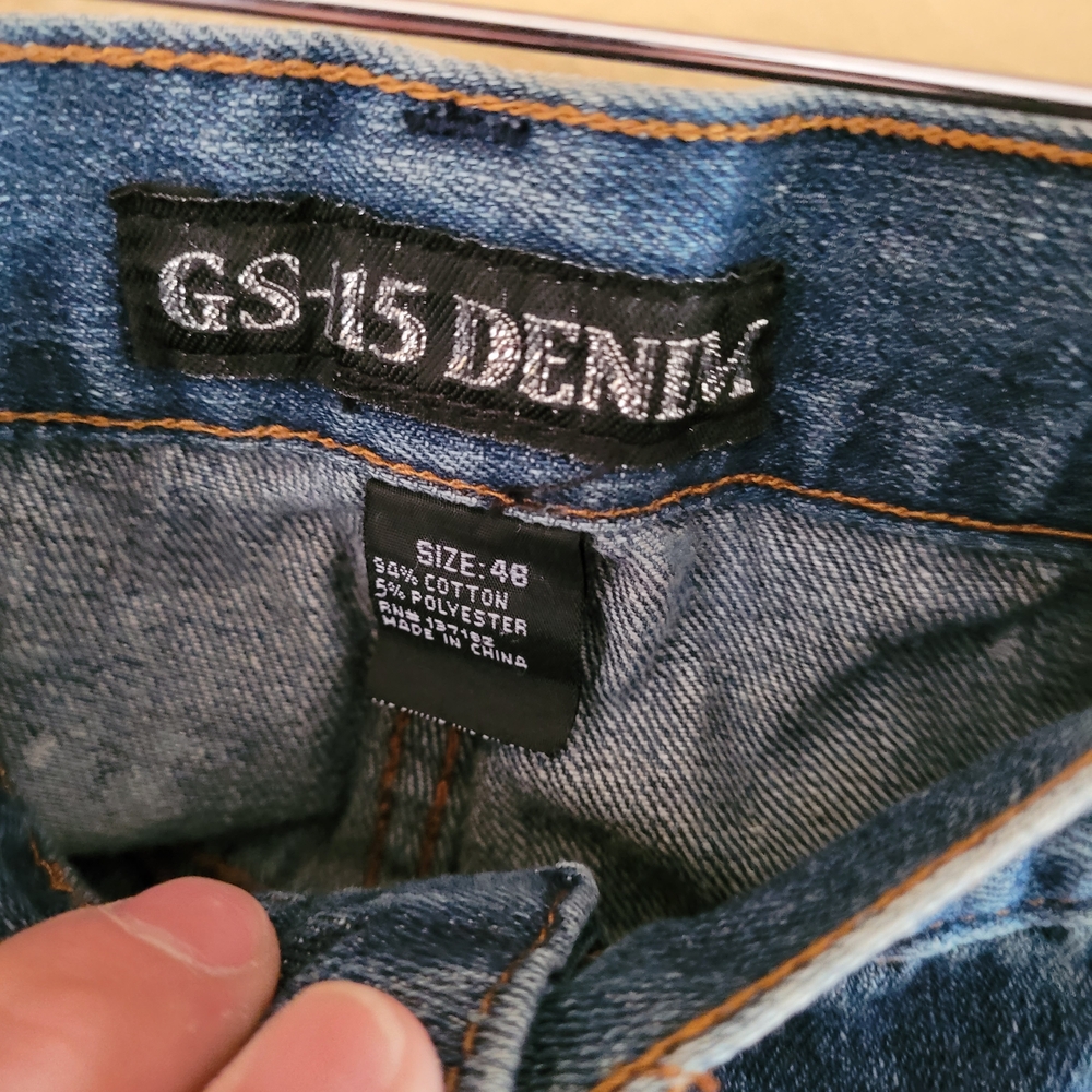 GS-15 Denim Men's Relaxed Jeans - Blue